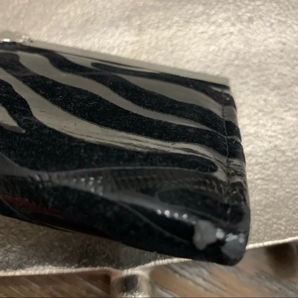 Rue 21 black w/animal stripes wallet clutch
